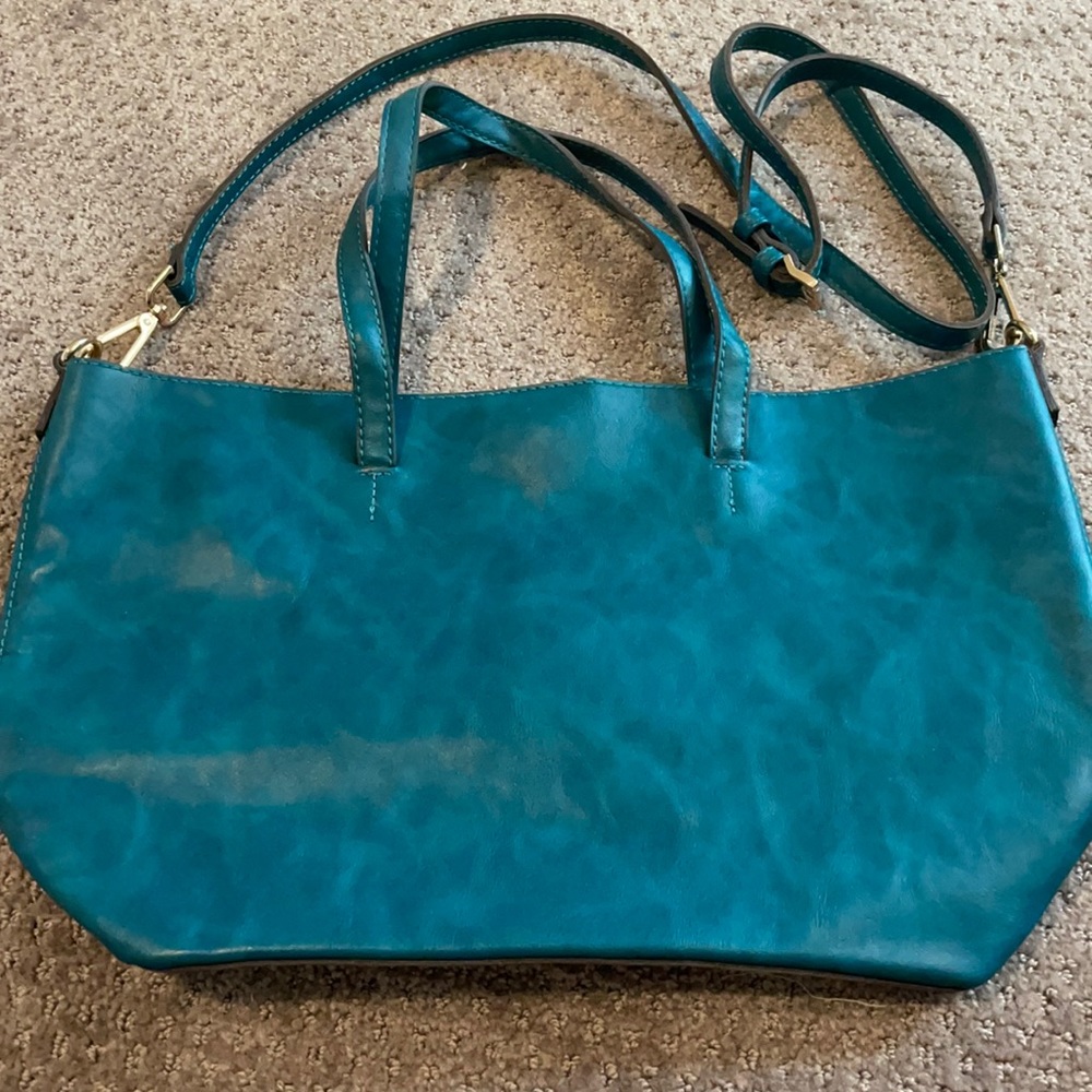 Street Level Turquoise Shoulder Bag